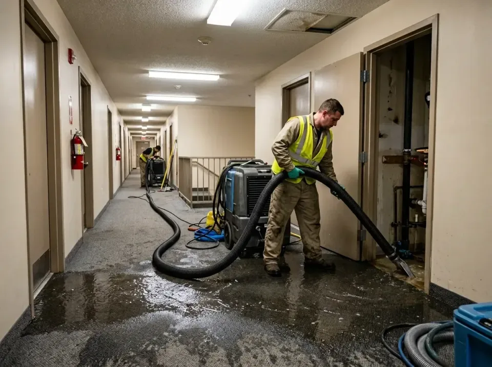 multi-unit-apartment-hallway-f-005 — frequently asked questions, Emergency Burst Pipe Water Extraction & Removal in Crest, CA